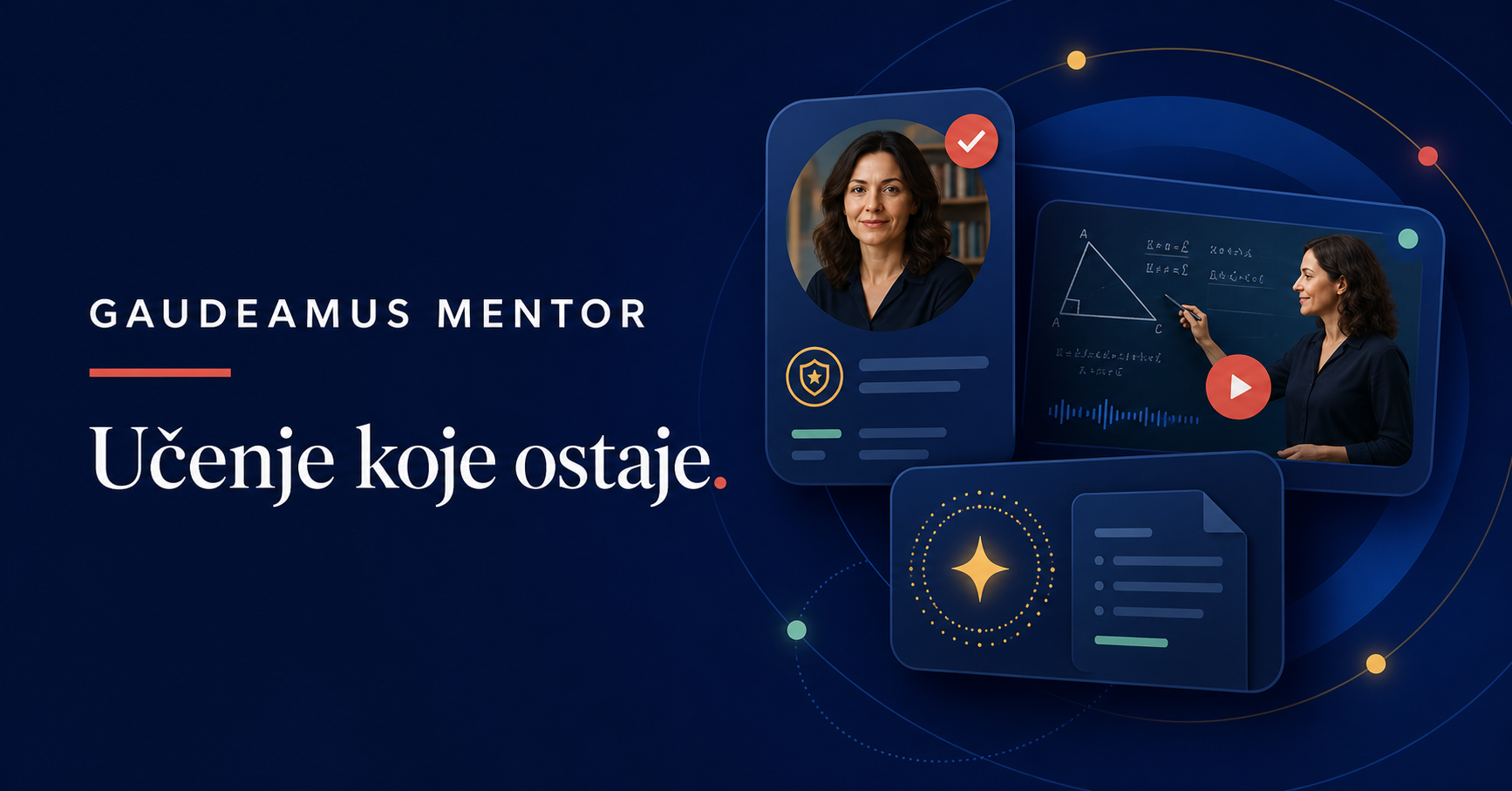 Gaudeamus Mentor — provjeren profesor, online sat i AI paket znanja